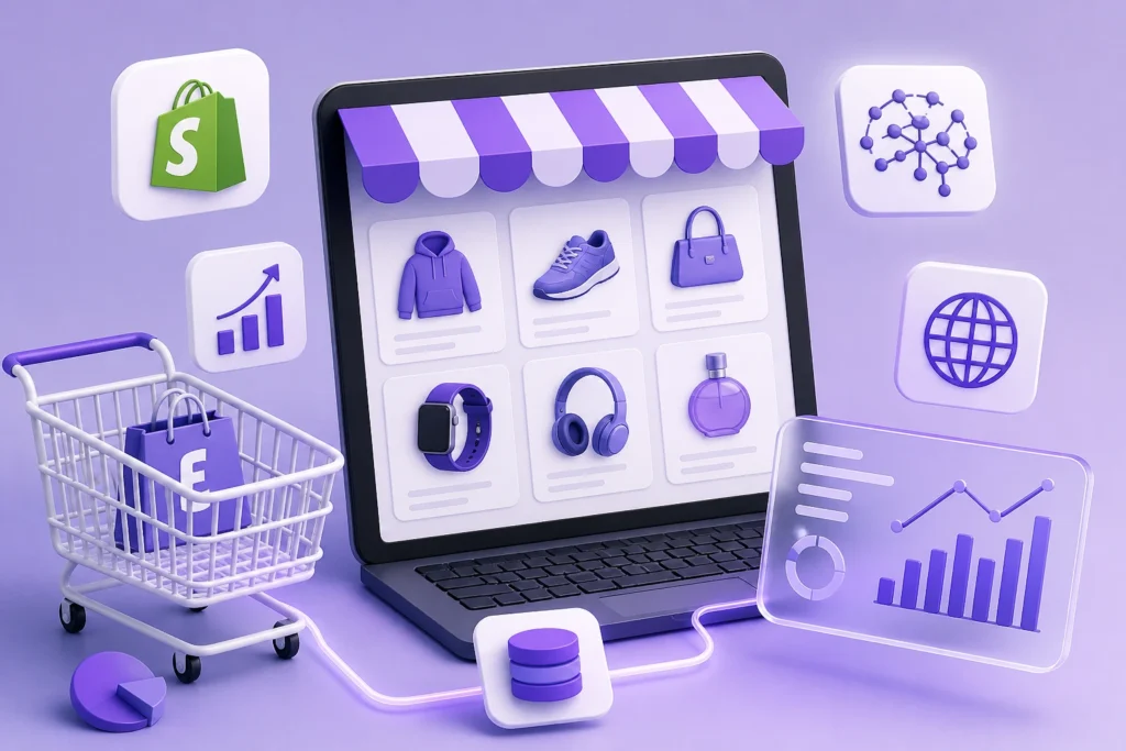 AI Shopping Feed Shopify App product feed dashboard